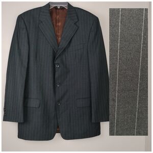 NWOT Caravelli Paris 3B in Charcoal Superior 150's 3-Button Blazer 42L 36W